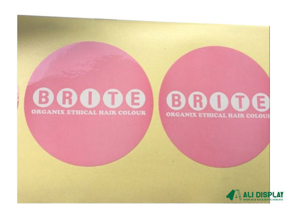 50mm PSD selbstklebende kosmetische Verpackenaufkleber Etikettenpapier-CMYK
