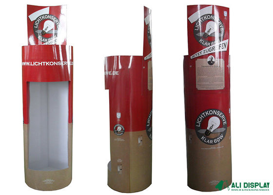 PSD-Wühlkorb zeigen 180cm Positions-Pappanzeigen-Glühlampe an